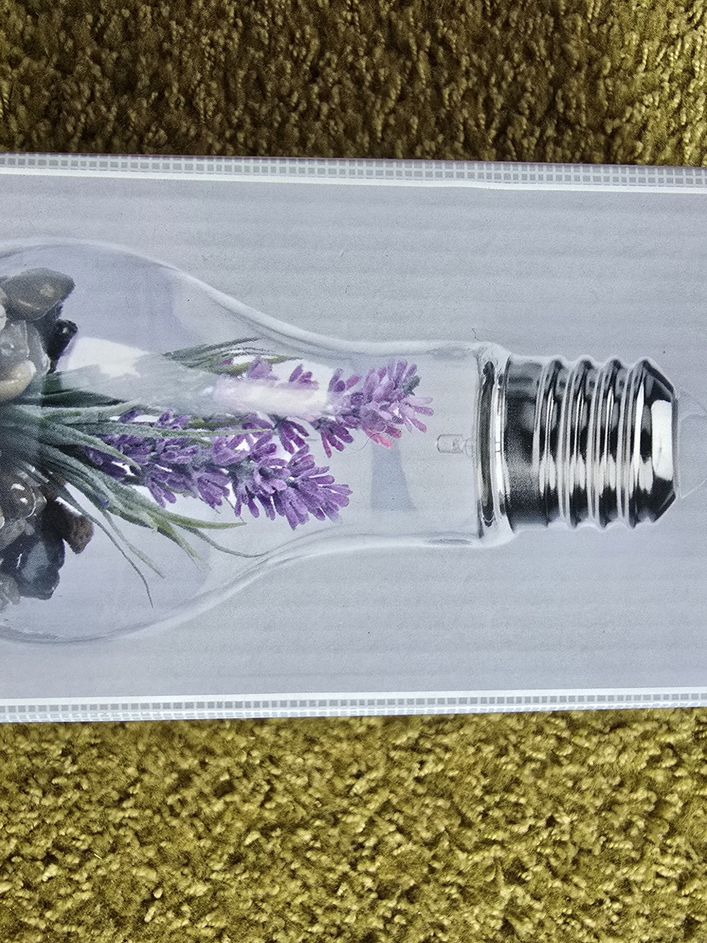 The Spring Shop Purple Lavender Bulb Vase Accent